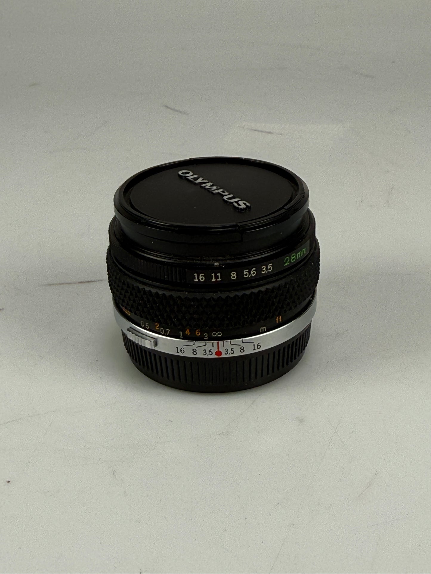 Olympus OM-System Zuiko Auto W 28mm f3.5 MF lens