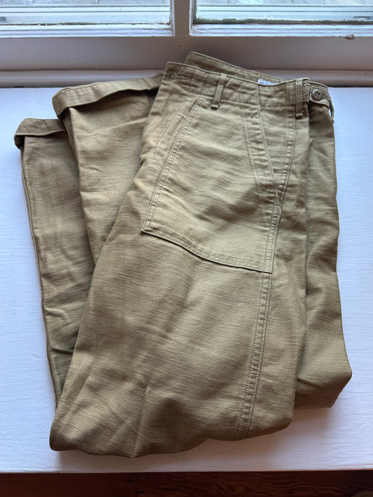 orSlow Fatigue Pants Size 2 / M Khaki Tan military