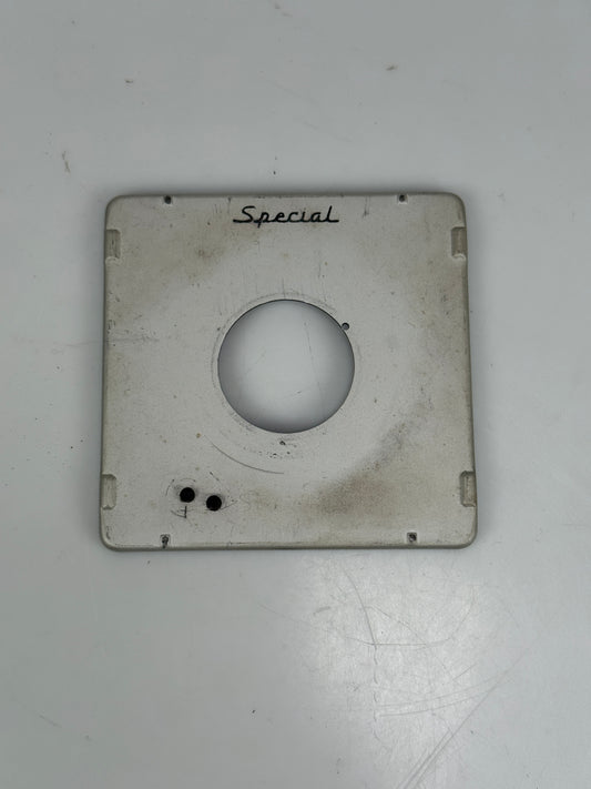 4x5 Pacemaker Crown/ Speed Graphic lens board Copal 0