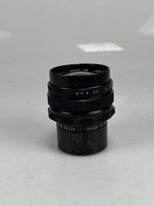 Mir-1b M42 37mm f2.8 Vintage Soviet Camera Lens