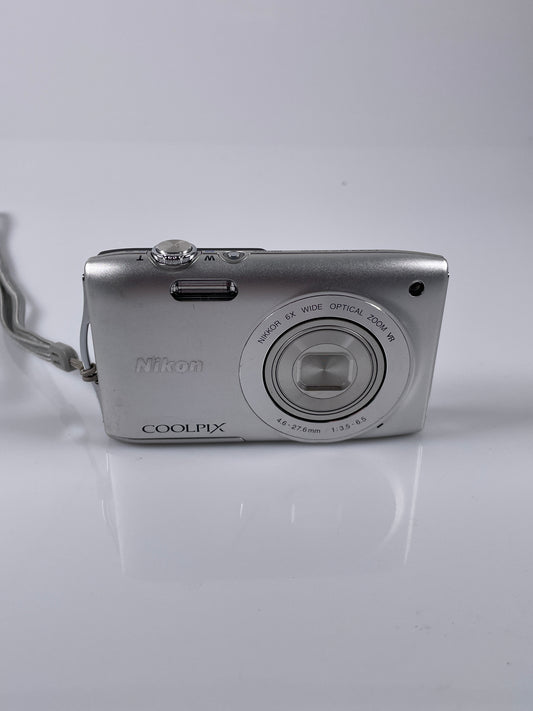 Nikon COOLPIX S3300 Silver 16.0MP Digital Camera