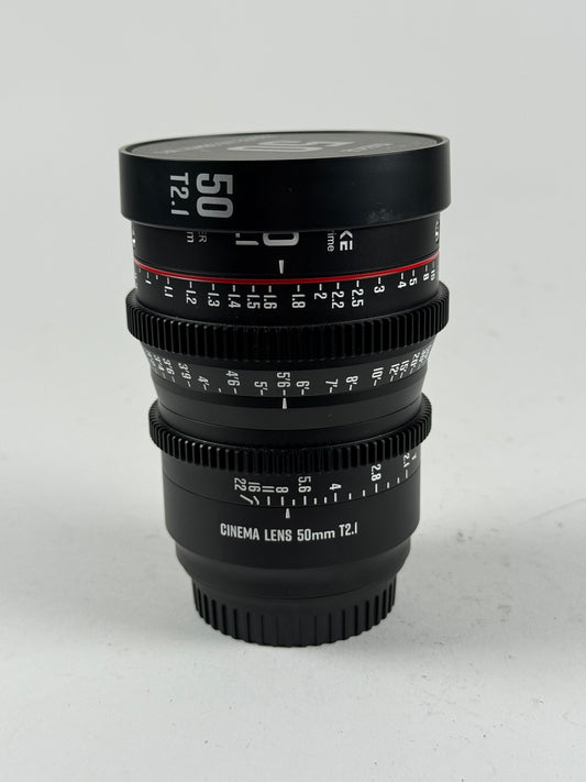 Meike 50mm T2.1 Manual Focus Cinema S35 Prime Lens EF Mount