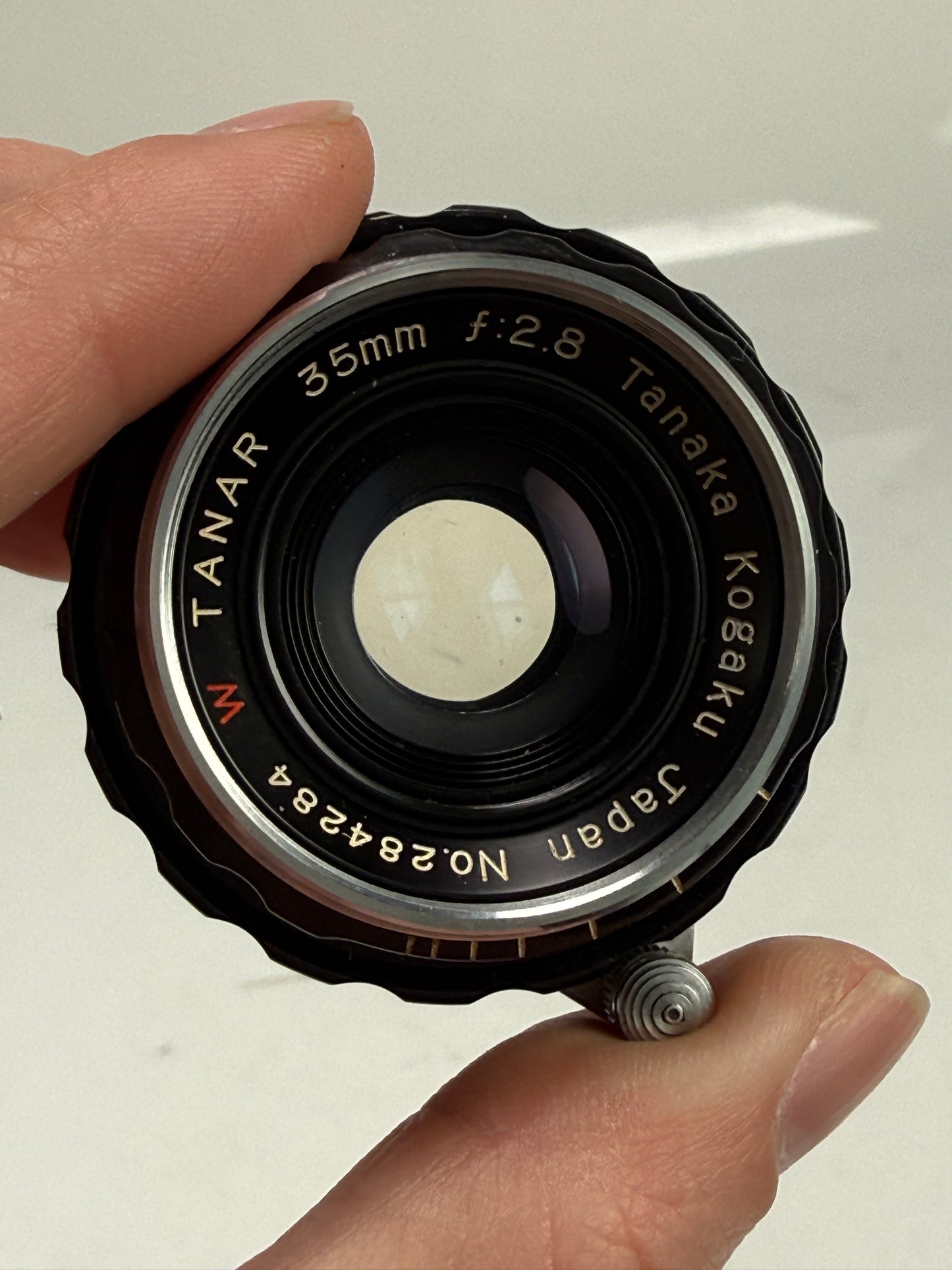 Tanar W Tanaka Kogaku 35mm f2.8 Lens for Leica LTM with case and finder