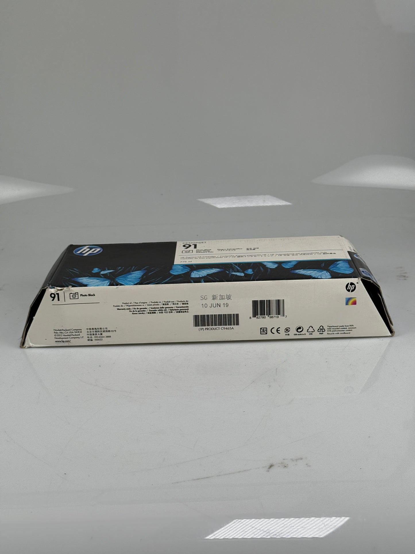 HP 91 C9465A Photo Black Ink Cartridge 775ml (Sealed, Exp 06/2019)