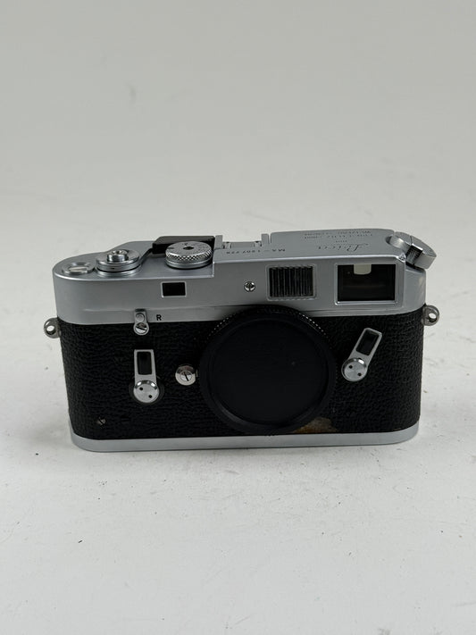 Leica M4 Chrome 35mm rangefinder film camera body YYE CLA