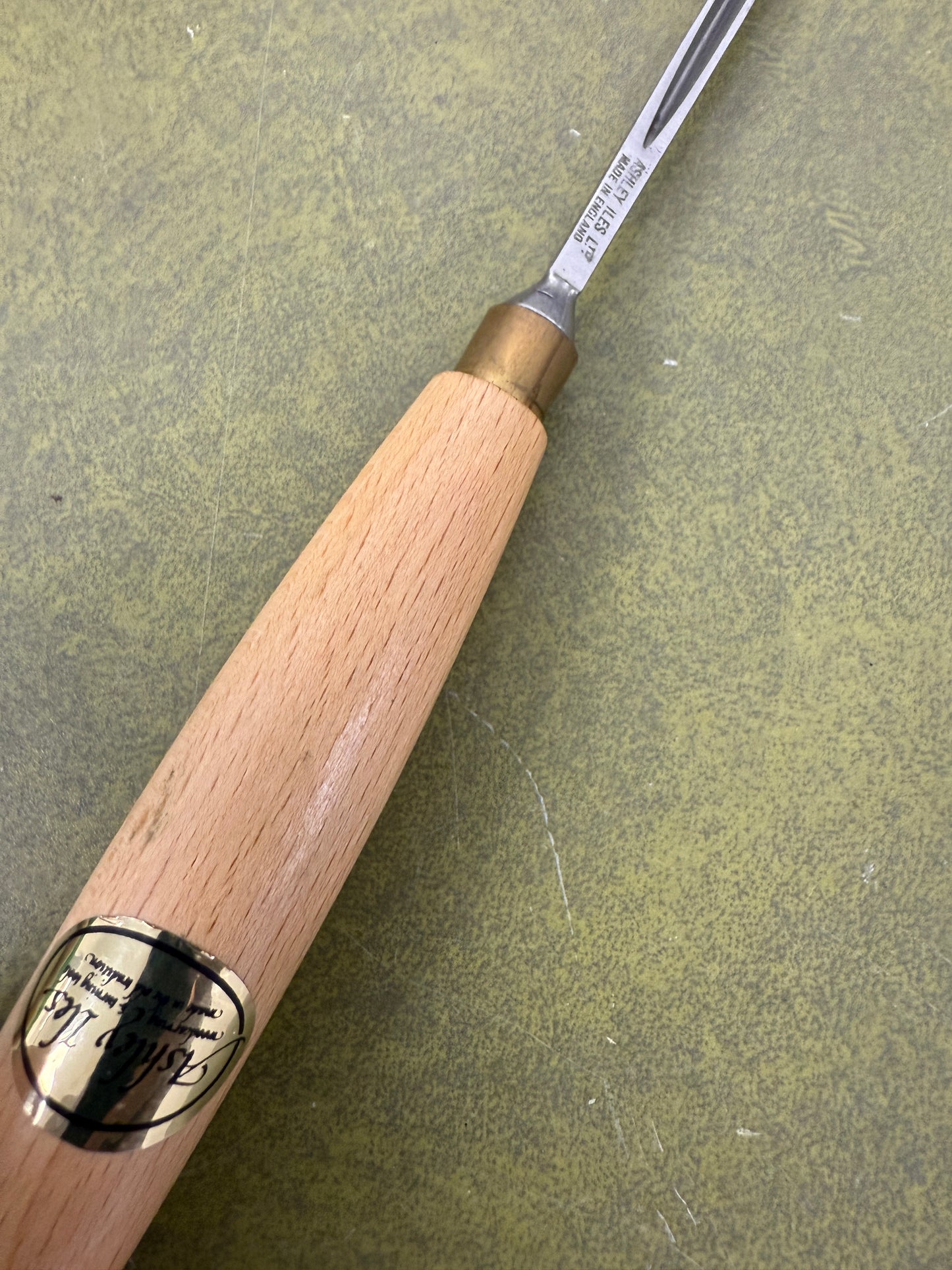 Vintage Ashley Iles Carving Gouge No 39 Straight V Chisels