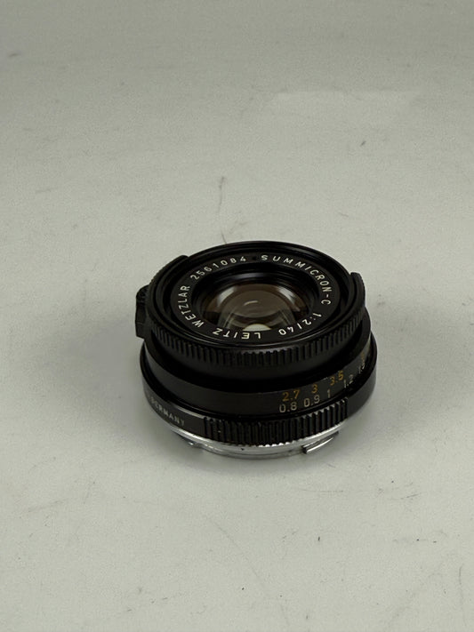 Leica LEITZ WETZLAR SUMMICRON - C 40mm f2 M Mount