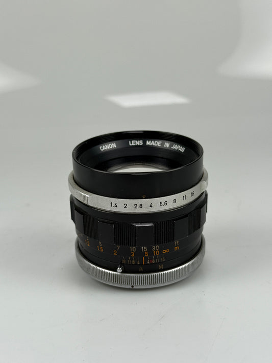 Canon FL 50mm f1.4 MF Standard Lens