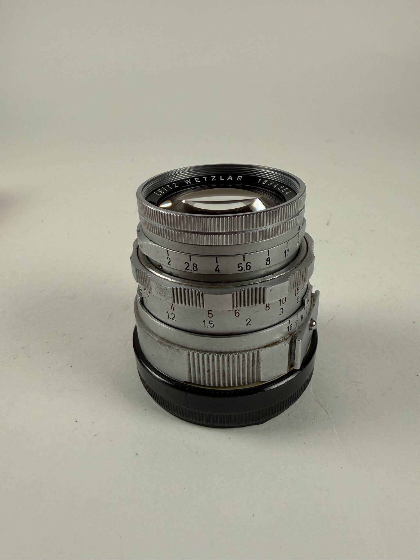 Leica Leitz Wetzlar Summicron-M 50mm F2 Dual Range DR f2 Lens Rigid