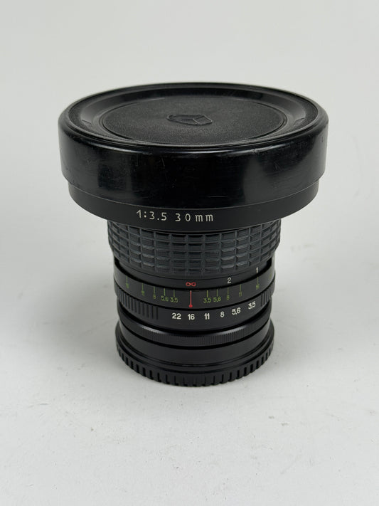 Arsat Fisheye 30mm F3.5 Lens For Medium Format Cameras Kiev 60 88