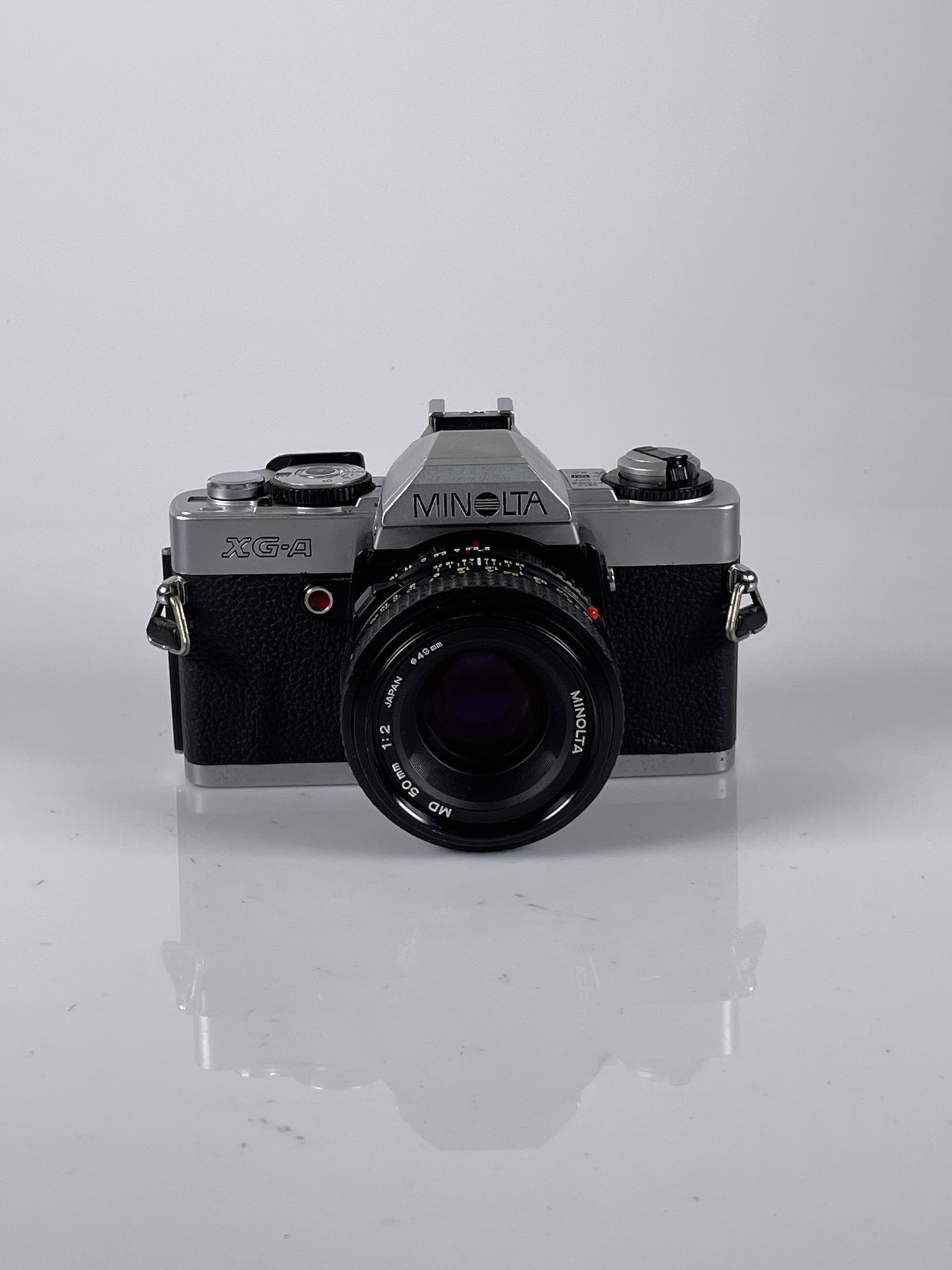 Minolta XG-A 35mm SLR Film Camera Body MD MC SR w/ 50mm f1.7 kit