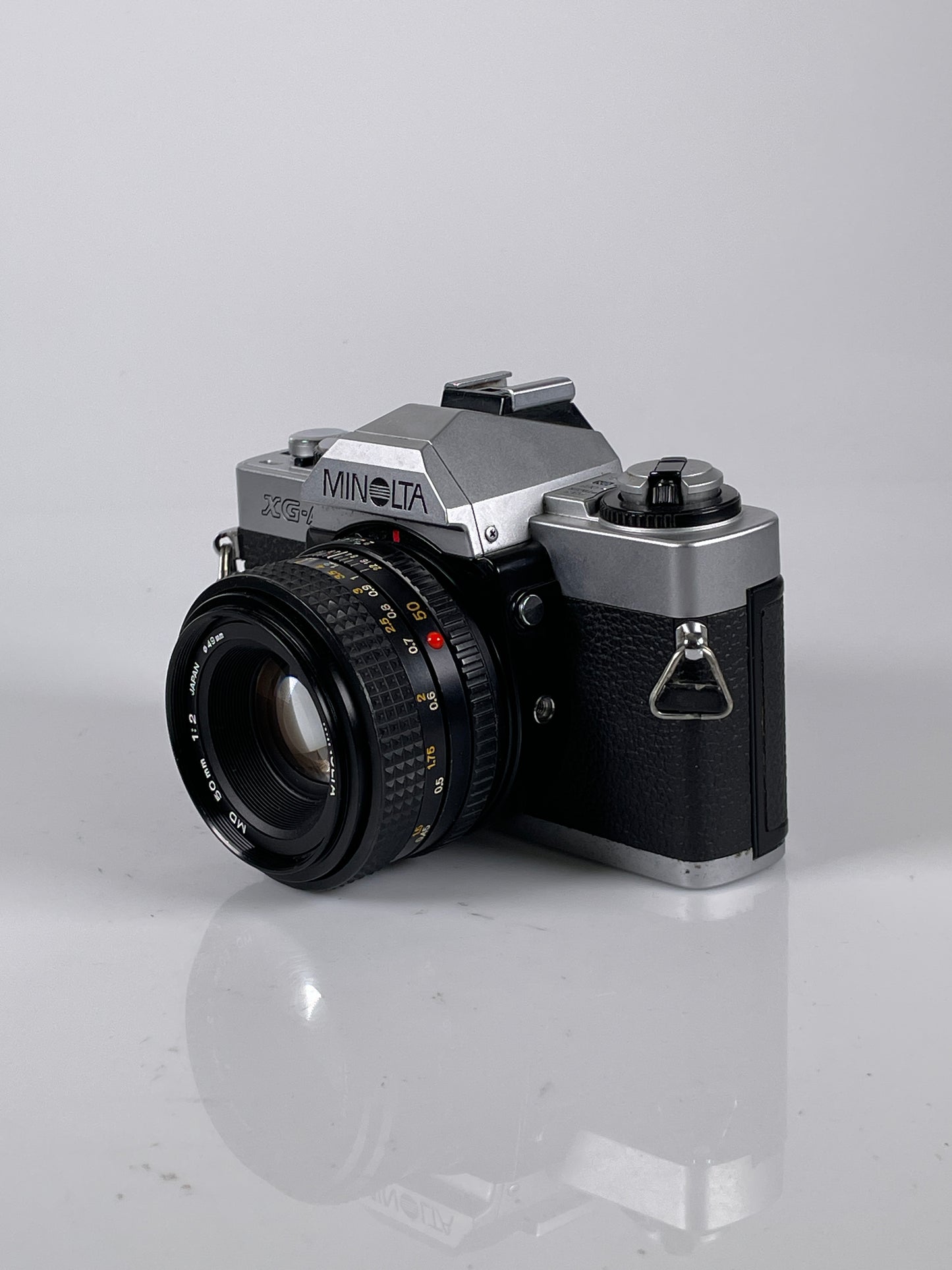 Minolta XG-A 35mm SLR Film Camera Body MD MC SR w/ 50mm f1.7 kit