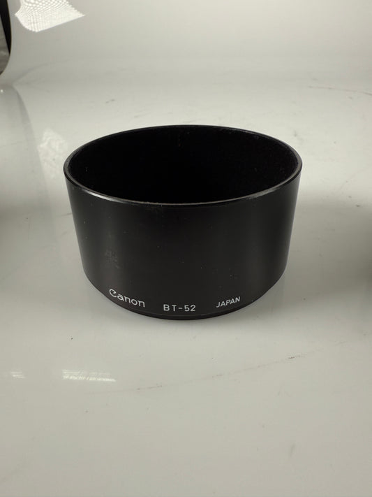Canon BT-52 Plastic Lens Hood Shade F/FD 85mm F1.8, 100mm F2