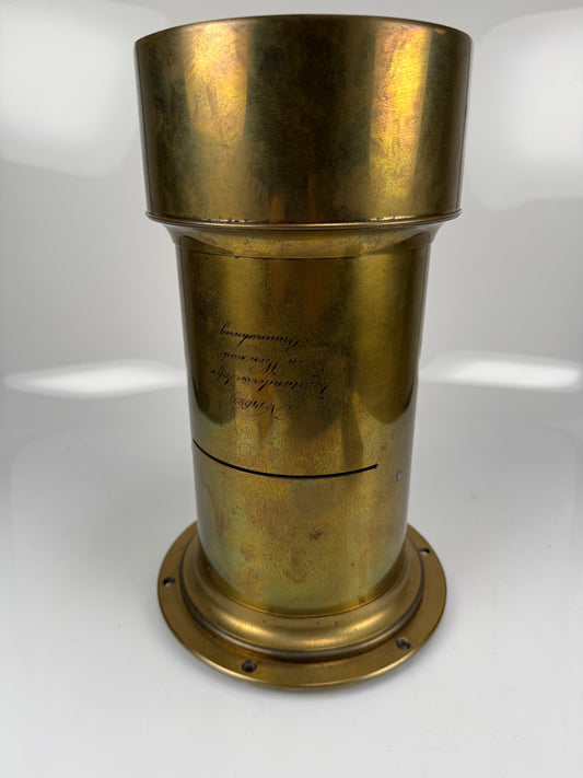 Voigtlander portrait lens vintage brass lens petzval large no 7