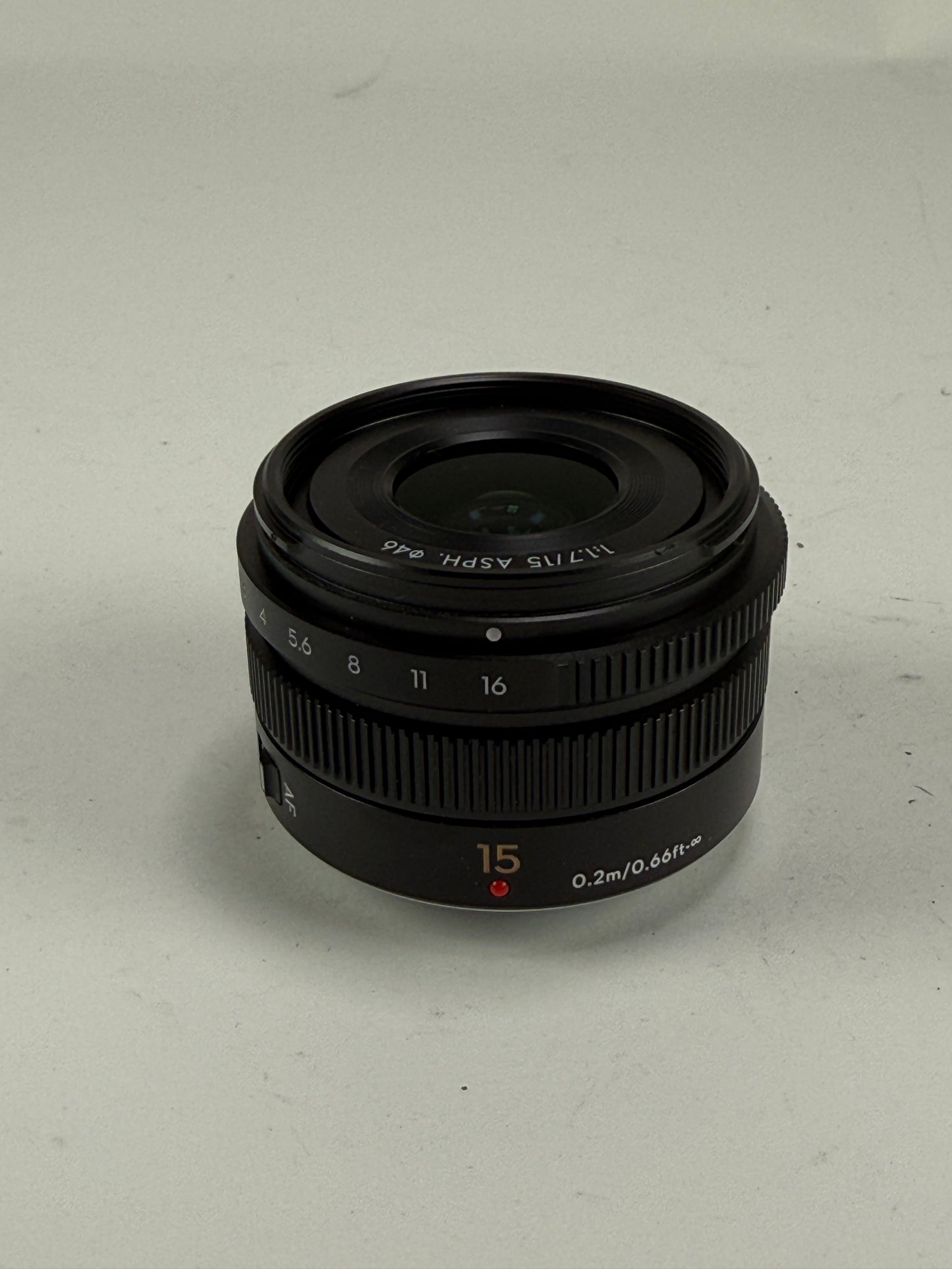 Panasonic Leica DJI 15mm f1.7 Lens for MFT Micro Four Thirds Mount Cameras