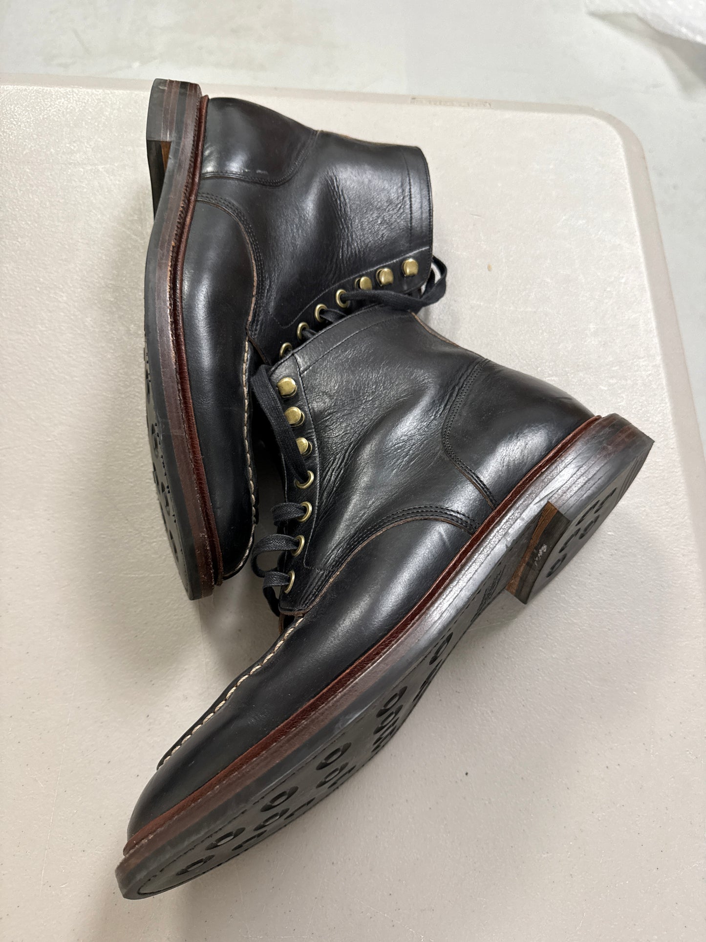 Grant Stone Ottawa Boots, Black Chromexcel, US 10.5D, Excellent Condition
