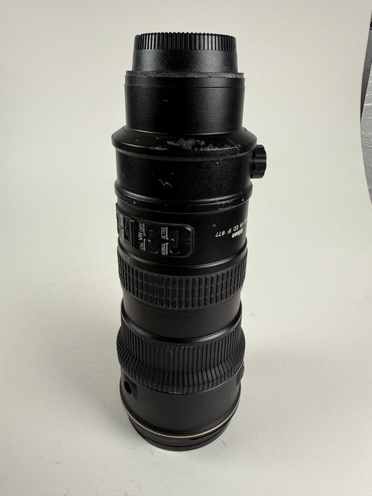 Nikon Nikkor AF-S 70-200mm f2.8 G ED VR Lens