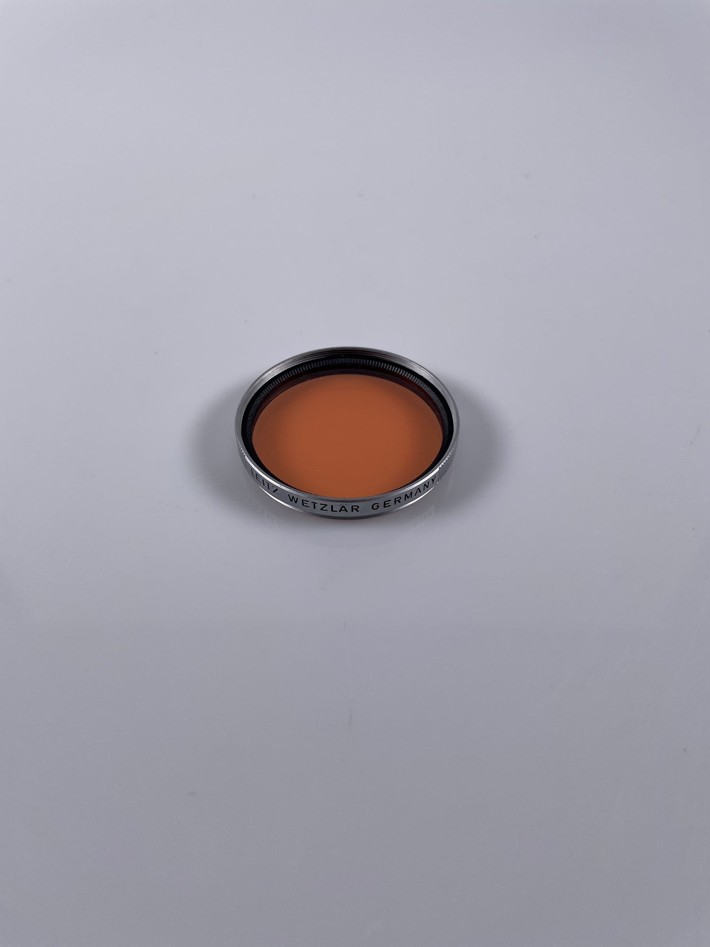 Leica 39mm Summitar Amber A Warming Chrome Ring Filter