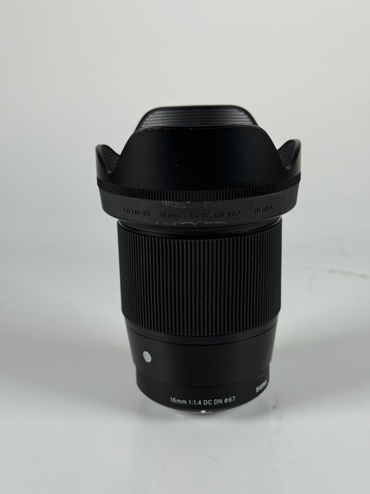 Sigma 16mm f1.4 DC DN Comp Lens for MFT