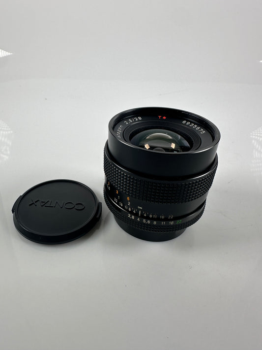 Contax Carl Zeiss Distagon T* 28mm f2.8 MMJ MF Lens