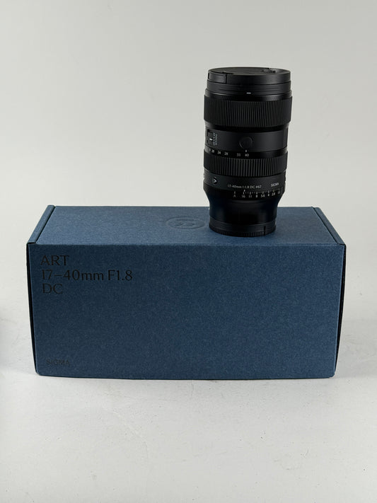 SIGMA 17-40mm F1.8 DC ART LENS FOR APS-C SENSOR SONY E-MOUNT CAMERAS