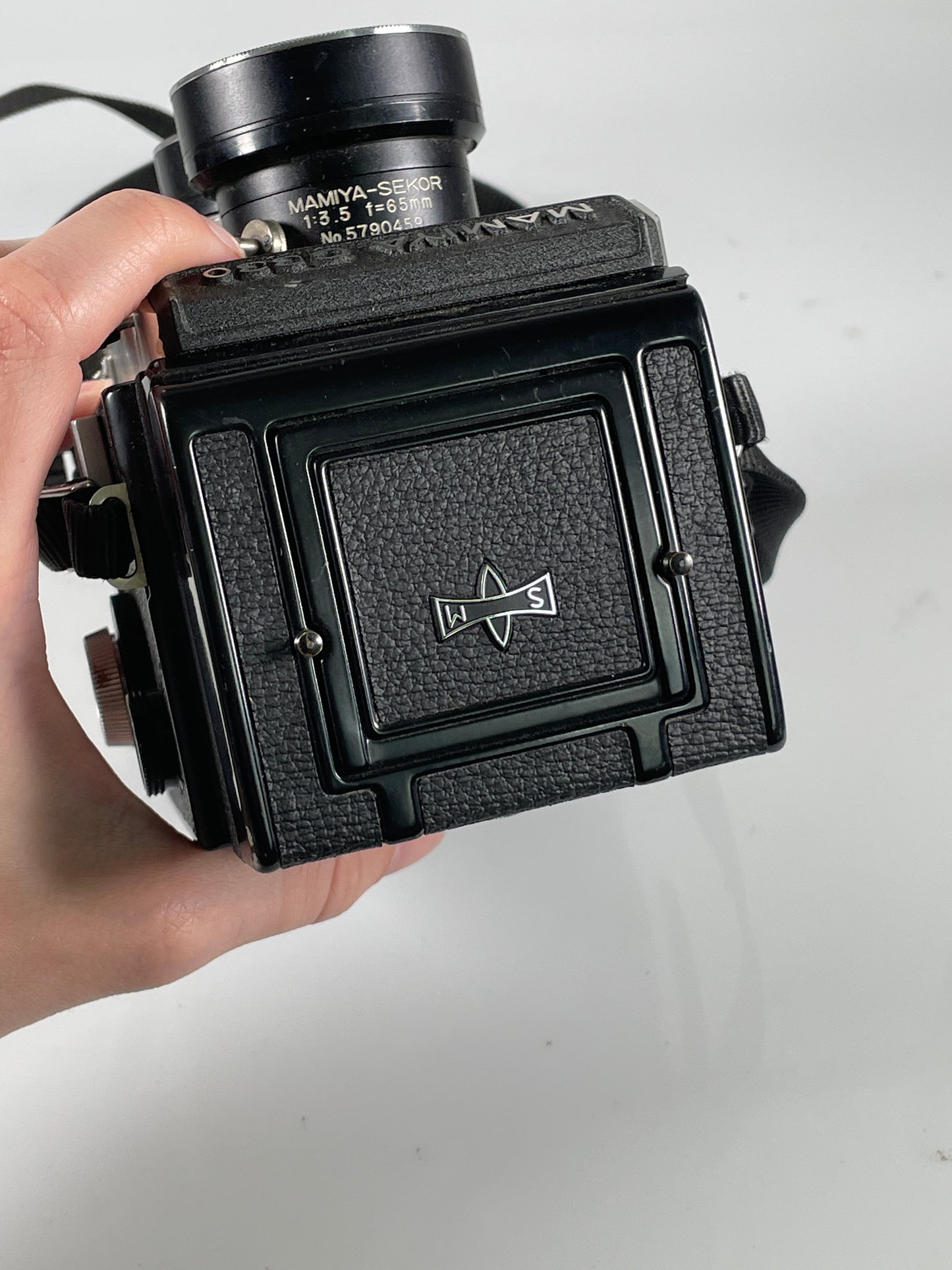 Mamiya C330 F Pro TLR medium format Film camera kit 65mm f3.5 blue dot lens