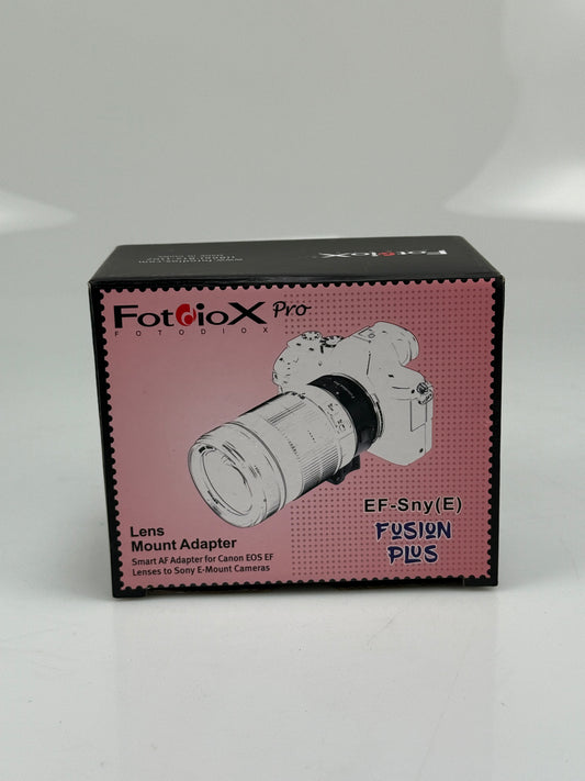 Fotodiox Pro EF-Sny (E) Fusion Plus Smart AF Adapter - Canon EF Lens To Sony E Body