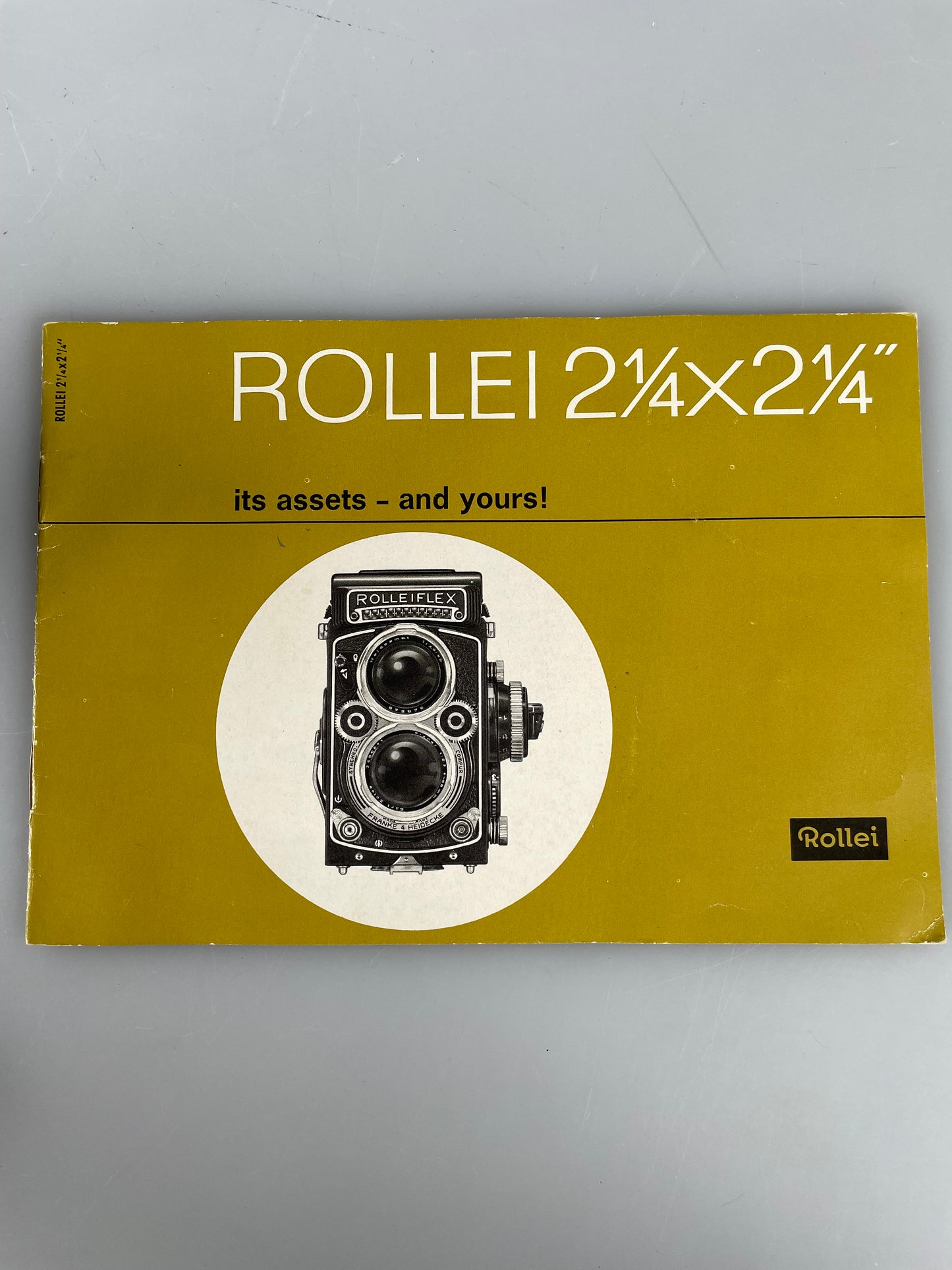 Rolleiflex 2 1/4 x 2 1/4 Camera Film Instruction Book Manual