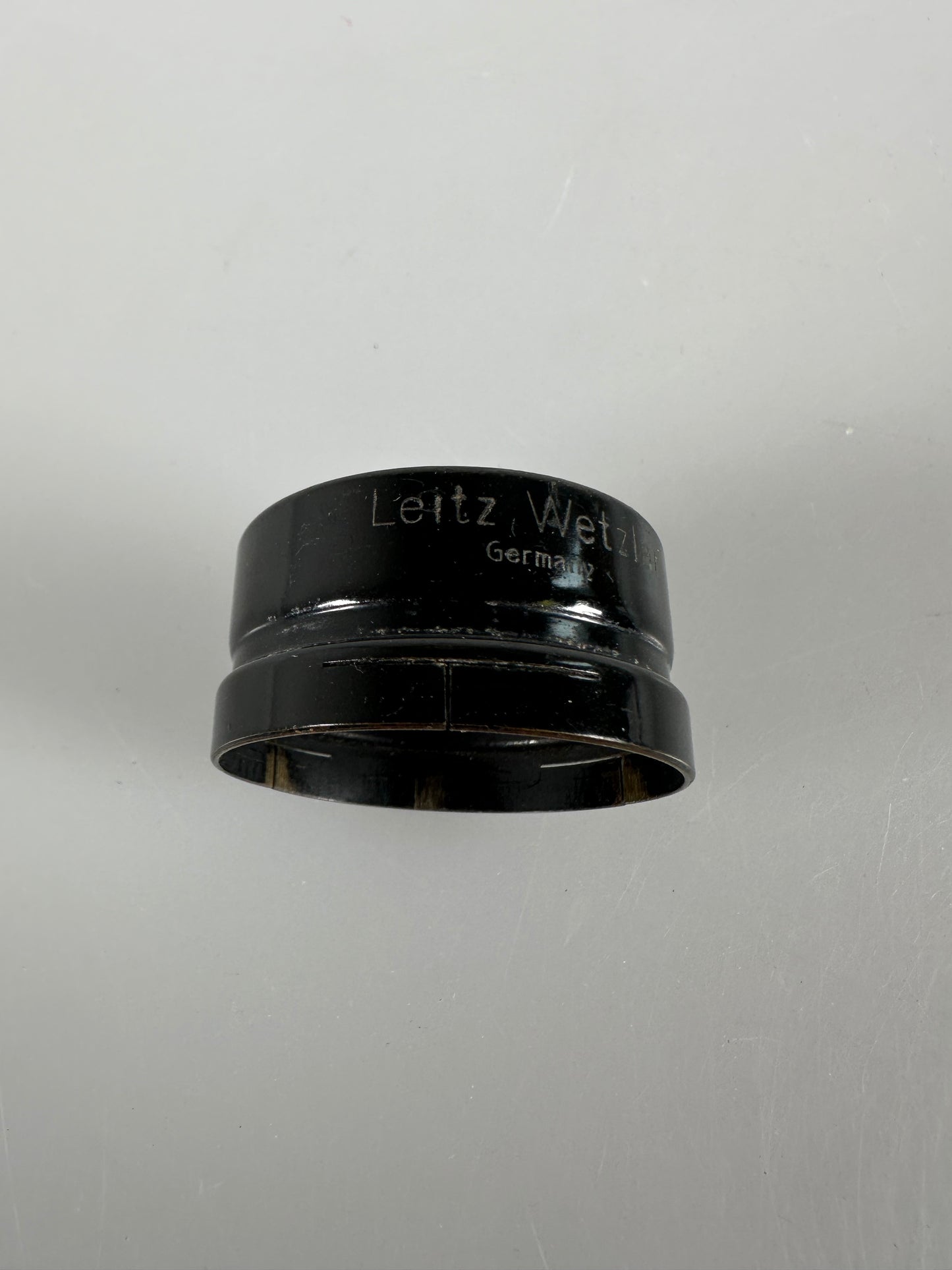 Leica Leitz Wetzlar FISON A36 2nd version push on Lens Hood Black paint