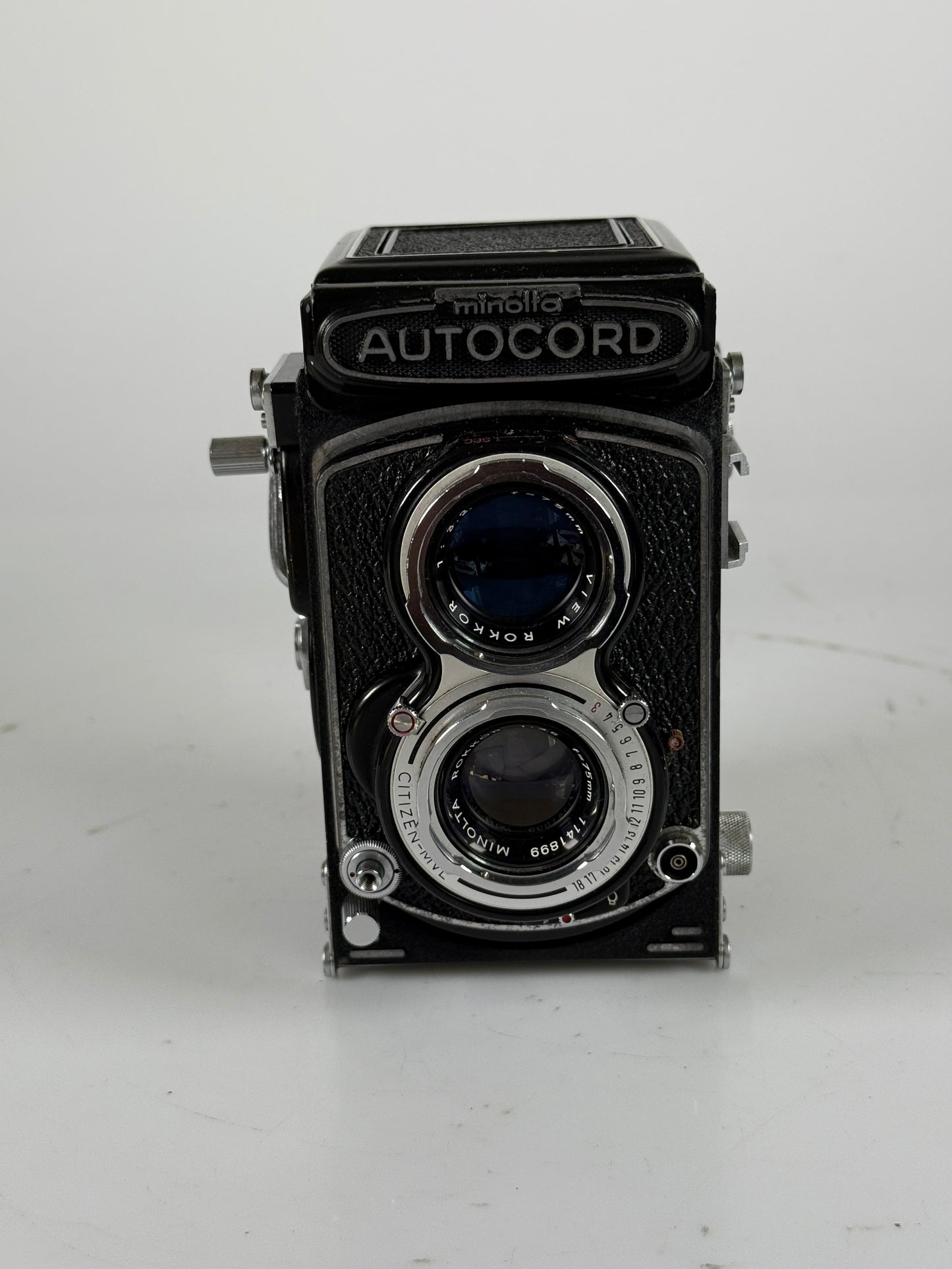 Minolta AUTOCORD TLR Camera Rokkor 75mm f3.5 Lens