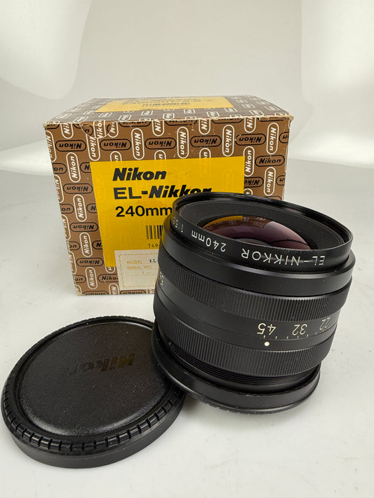 Nikon EL-Nikkor 240mm F5.6 A Enlarging Lens RARE