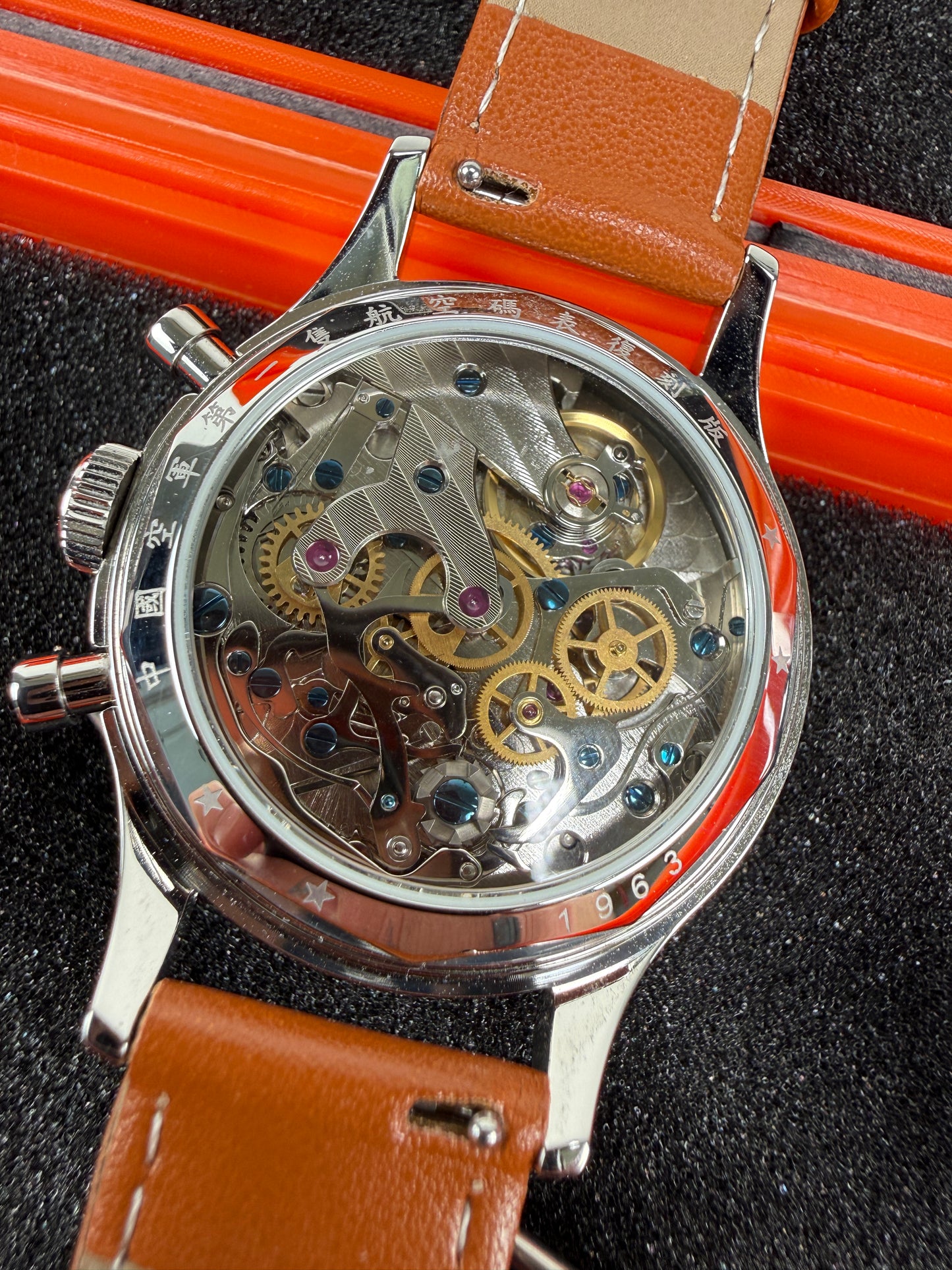 19 ZUAN 1963 AUTOMATIC MEN'S PILOT WATCH SAPPHIRE CRYSTAL Seakoss