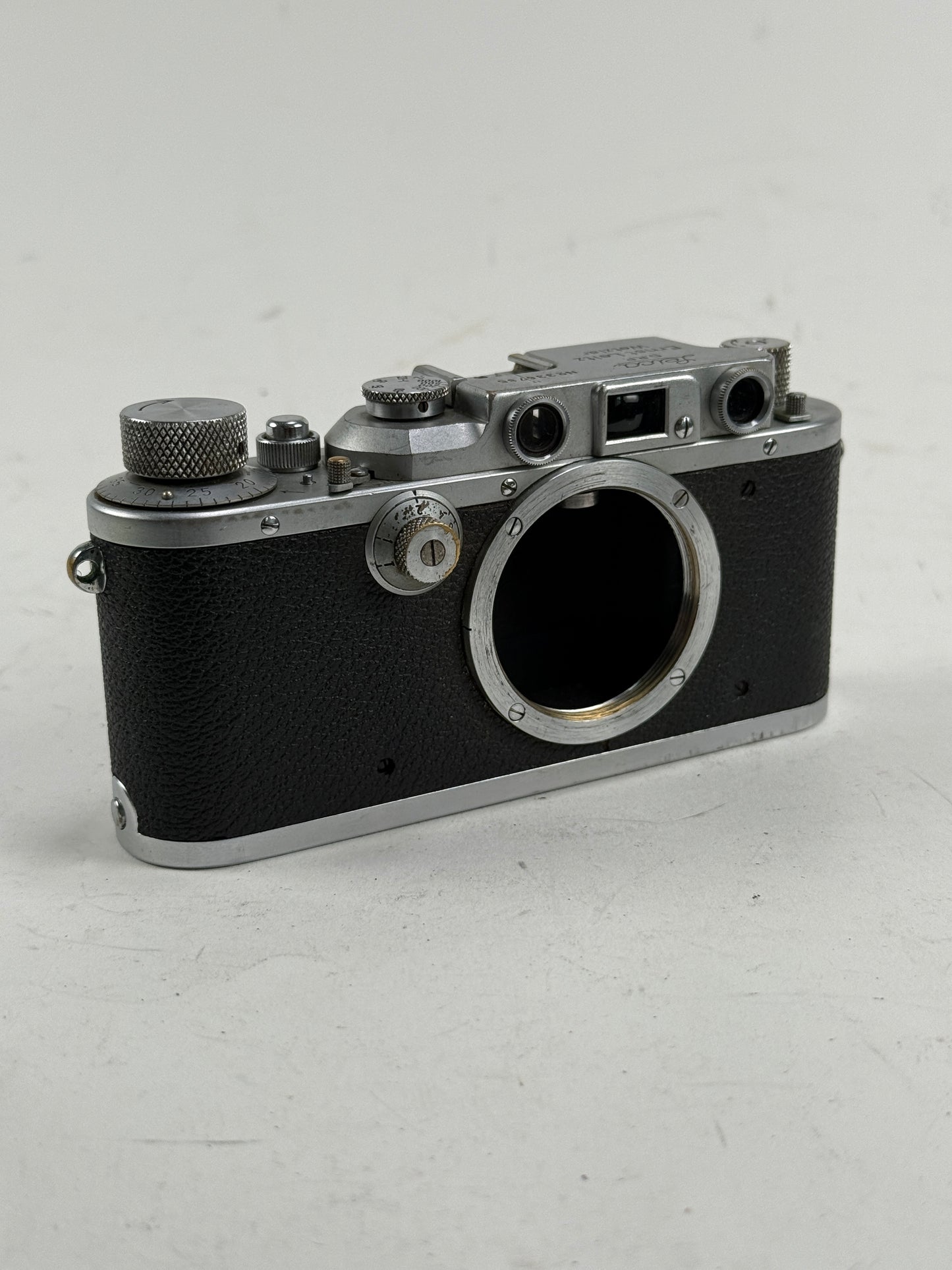 Leica IIIb rangefinder 35mm camera body chrome