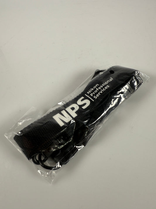 Black NPS Nikon Professional Services Domke Gripper Camera Neck Strap