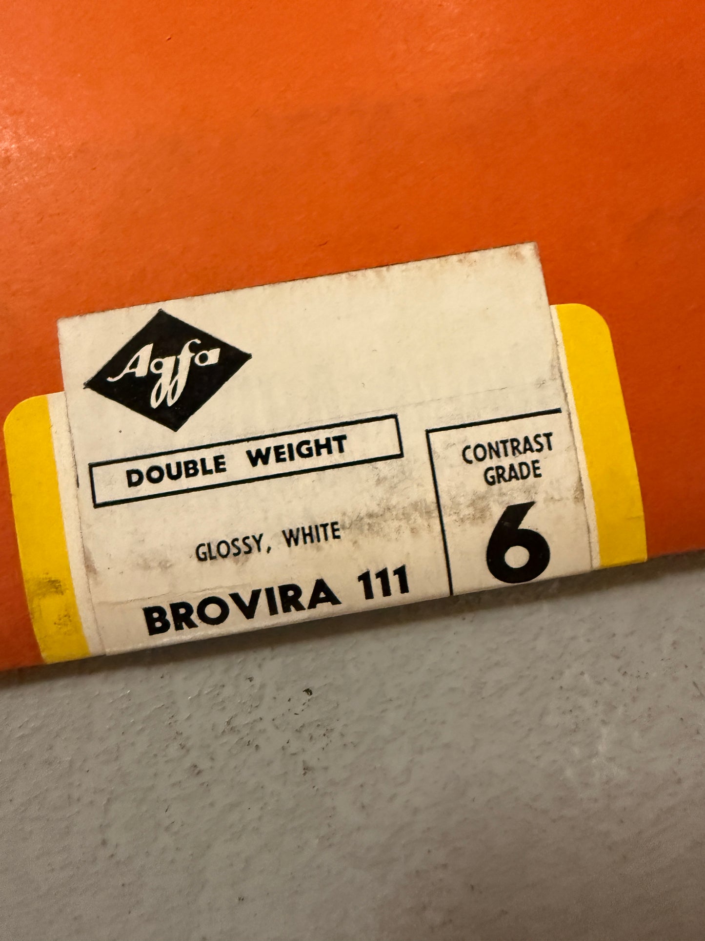 Agfa Brovira Photo Paper 10 Sheets 14x17 inch 111 2 grade 6