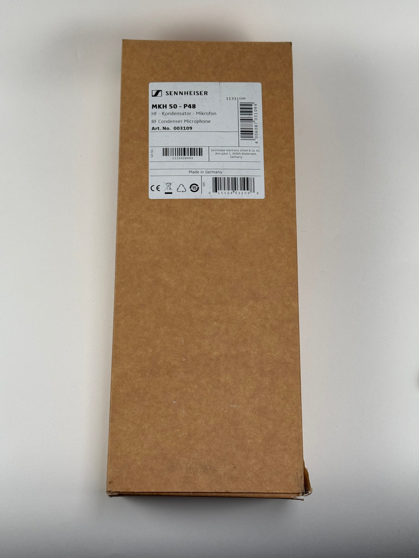 Sennheiser MKH50 P48 Supercardioid Condenser Microphone