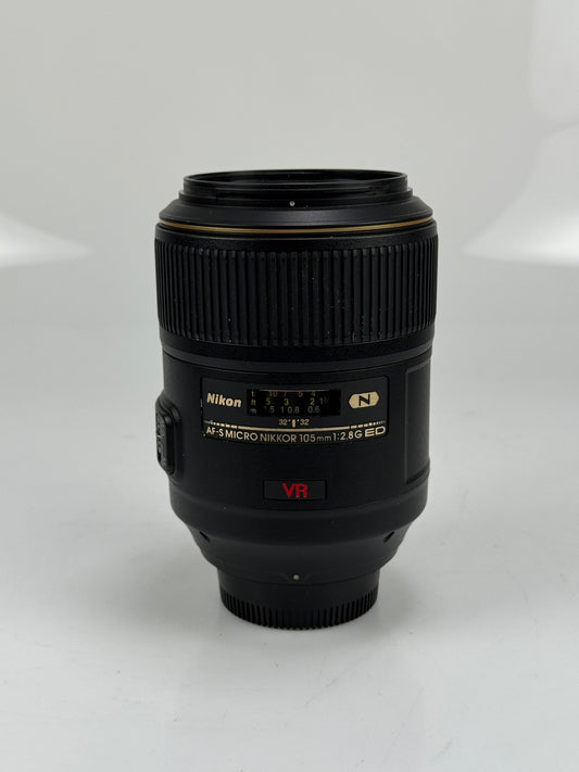 Nikon Nikkor AF-S 105mm f2.8 G VR Micro IF ED Lens AFS