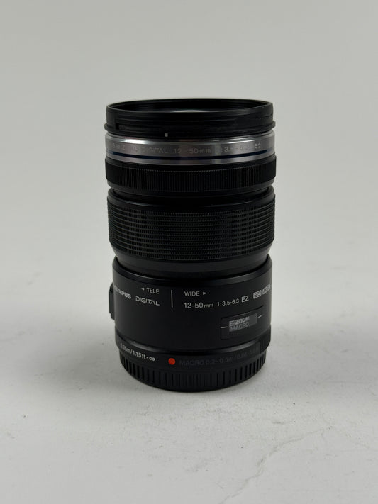 OLYMPUS 12-50mm F3.5-6.3 M.ZUIKO Digital ED EZ Lens black