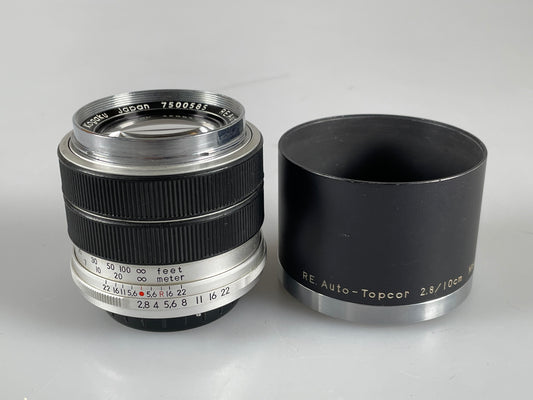 Topcon RE Auto Topcor 100mm f2.8