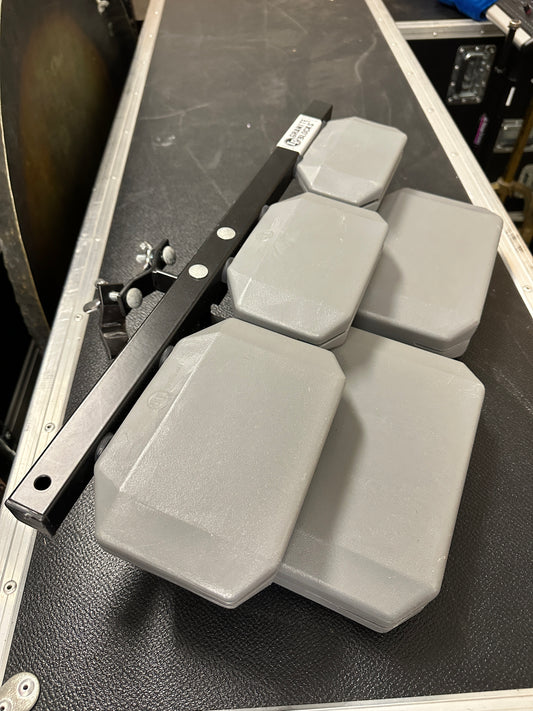 LP Latin Percussion Granite Block With Mount LP120