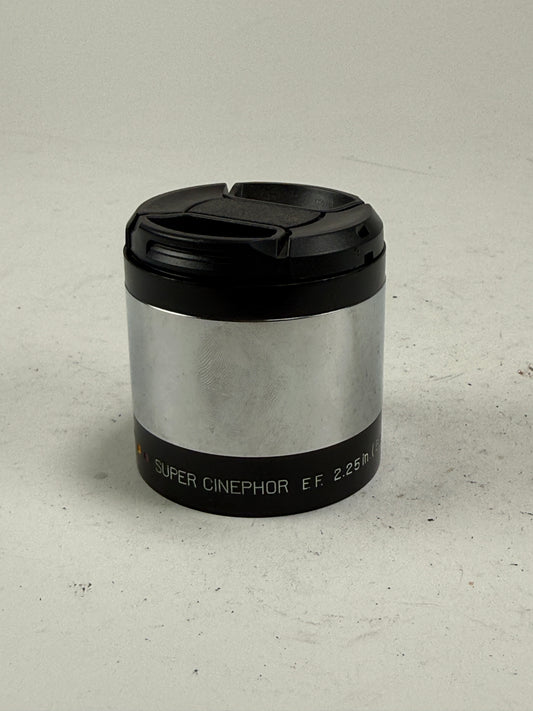 Bausch Lomb super Cinephor 2.25 inch f2 57.2mm  projection lens RARE