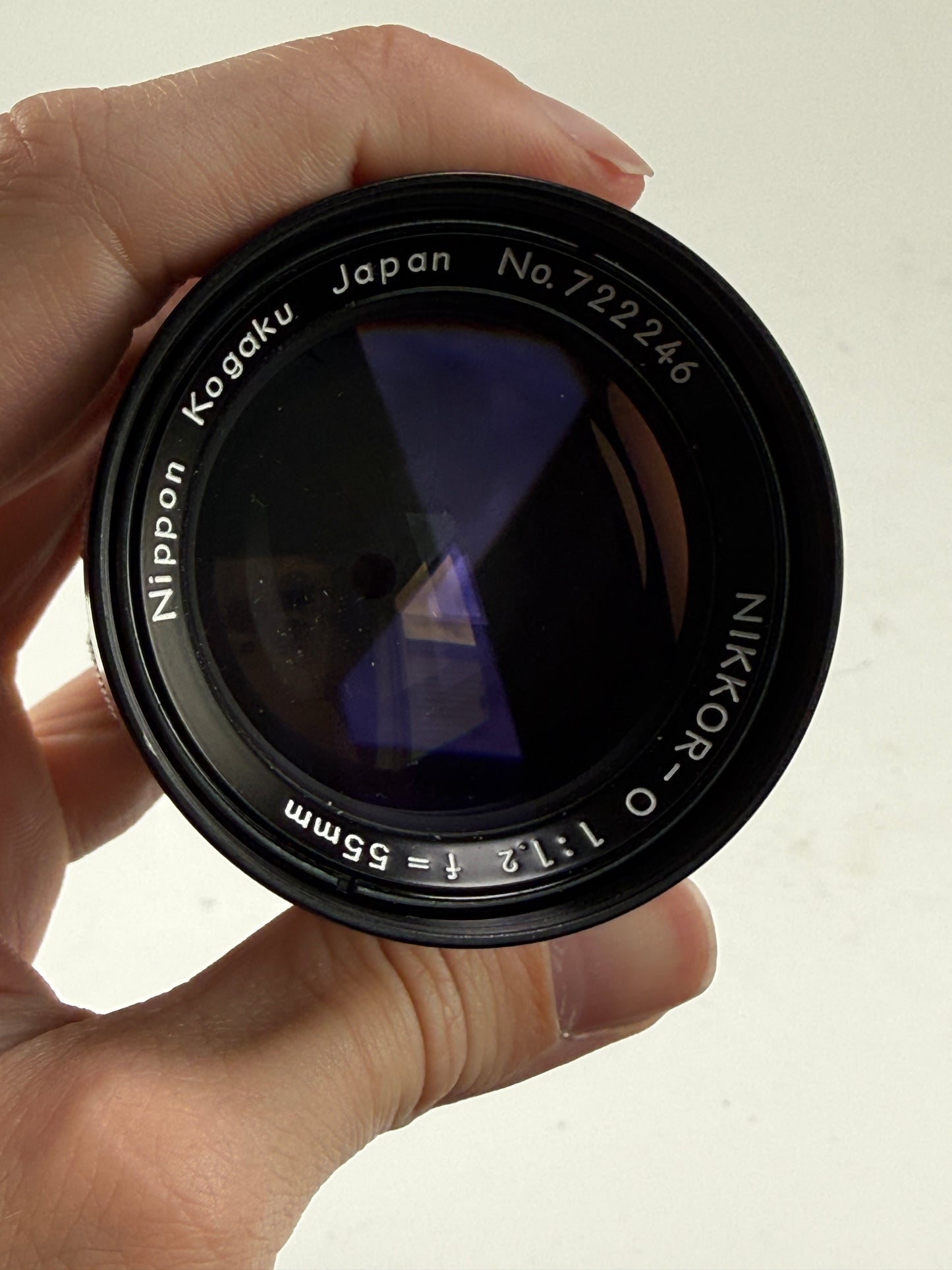 Nikon Nikkor-O 55mm f1.2 CRT RARE High Resolution Lens