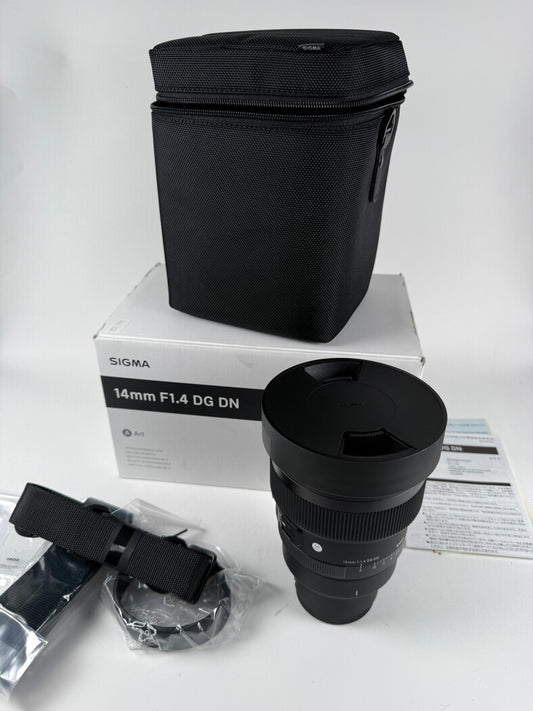 Sigma 14mm f1.4 DG DN Art Lens for Sony E mount
