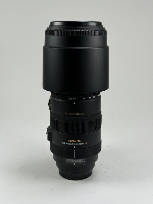 Sigma DG 150-500mm f5-6.3 APO HSM DG OS Lens For Canon EF
