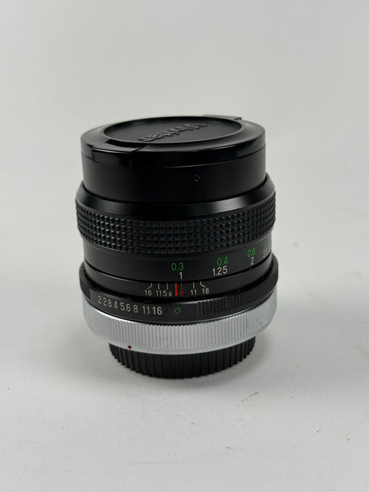 Vivitar 24mm f2 MC wide angle Canon FD lens