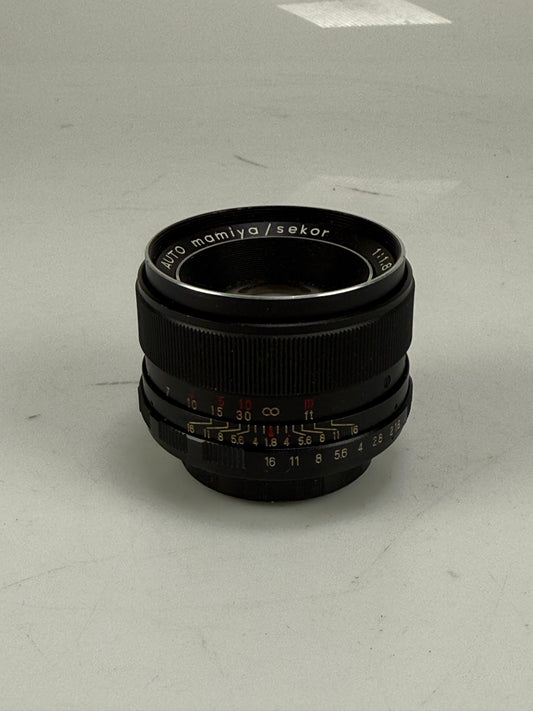 Auto Mamiya Sekor 55mm f1.8 M42 Screw Mount Lens