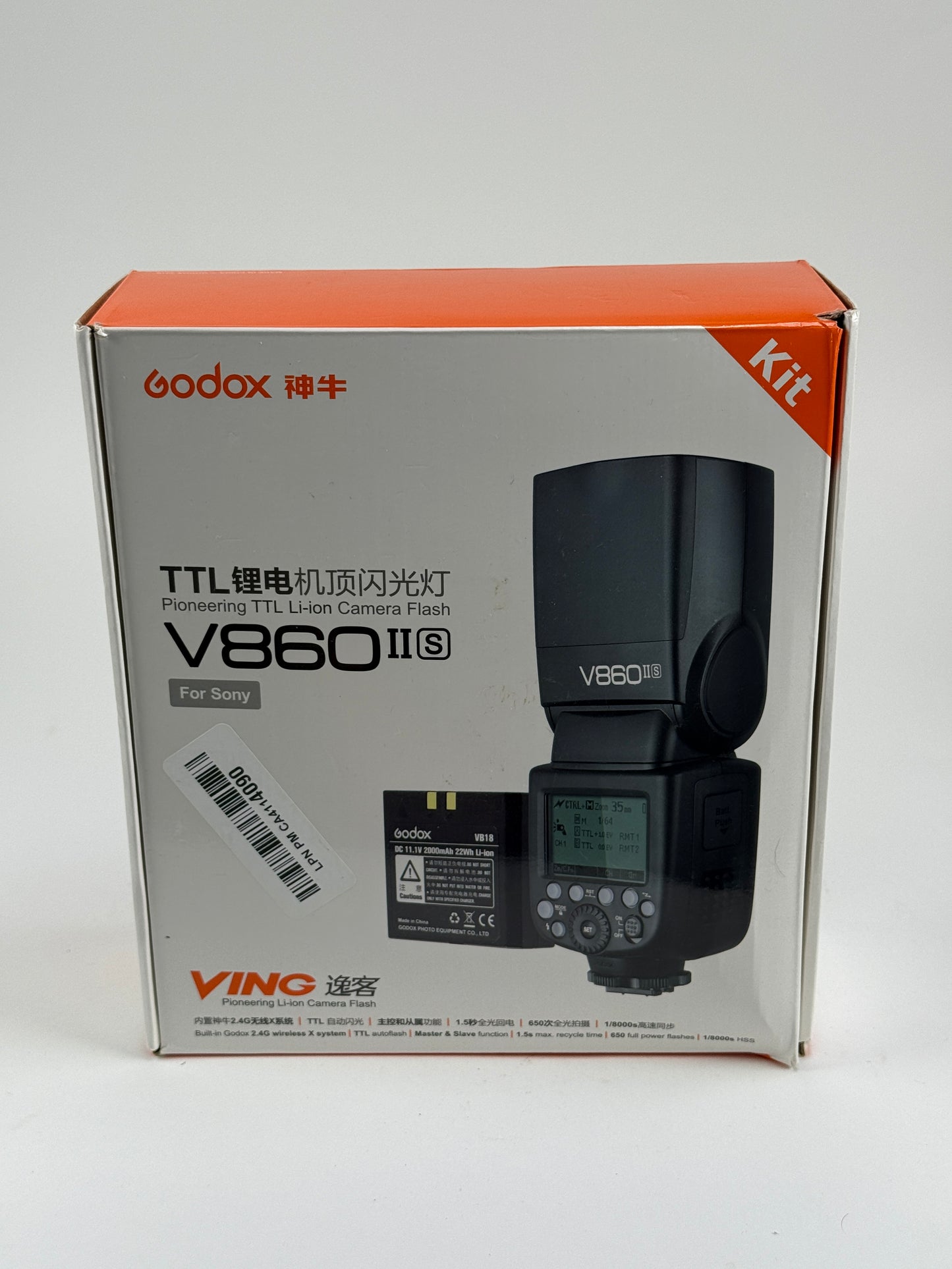 Godox V860II-S Camera Flash Speedlite Sony