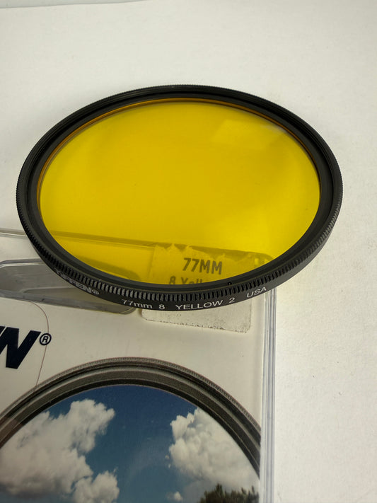 Tiffen 77mm 8 Yellow 2 Glass Filter