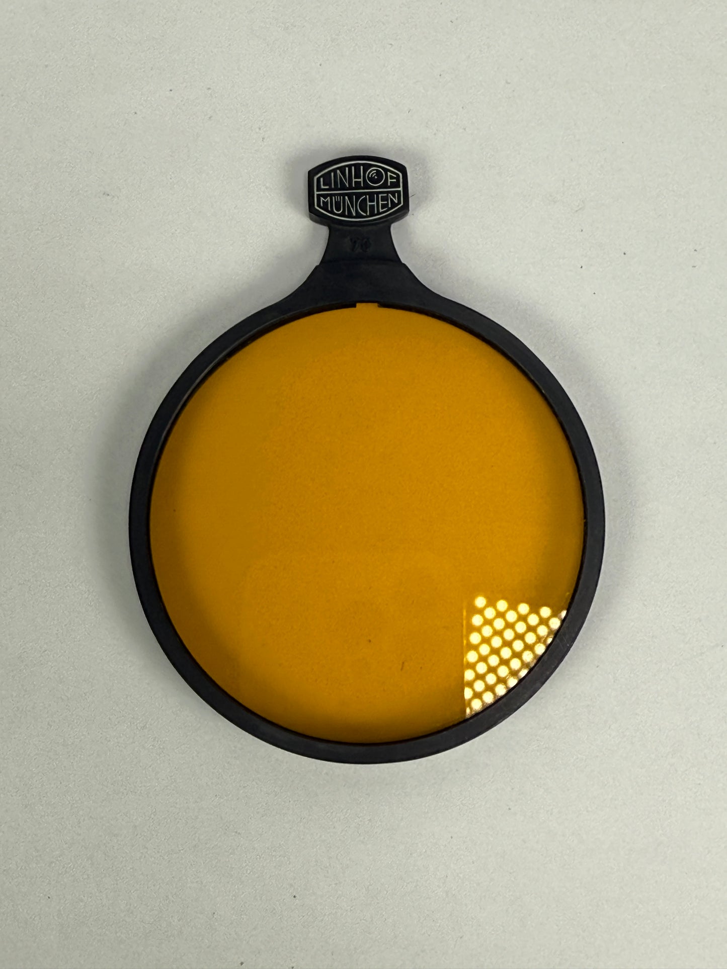 Linhof 70mm Drop in filter for universal shade Yellow 3 Y3
