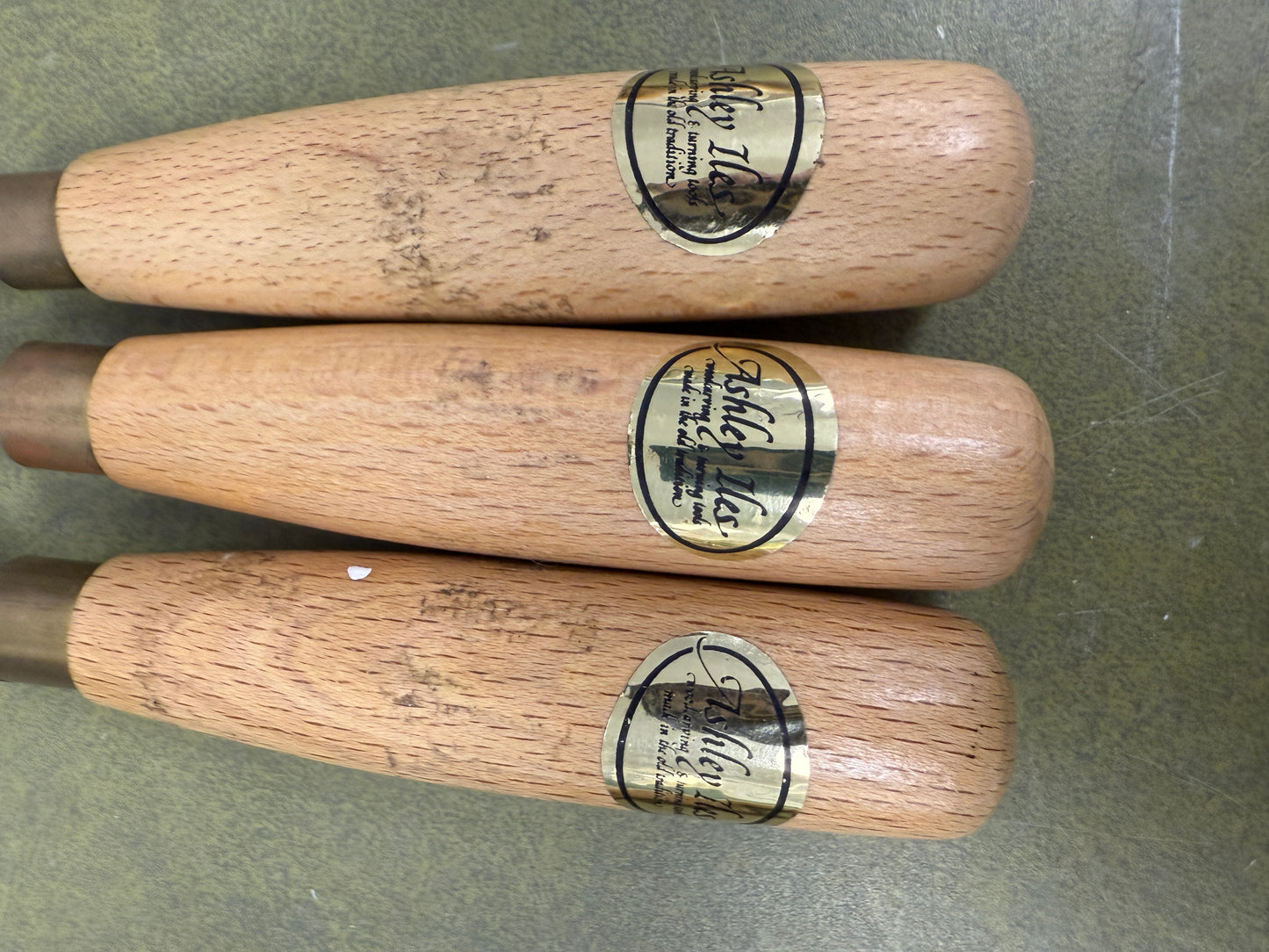 Vintage Ashley Iles Carving Gouge set of 3 No 3 Chisel